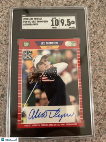 2021 Leaf Lexi Thompson Rookie SGC 9.5