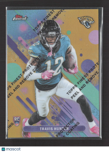 2025 Topps Finest Travis Hunter #22 RC 14/50