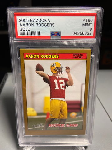 2005 Bazooka GOLD Aaron Rodgers 
