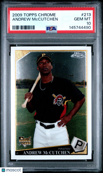 2009 Topps Chrome Andrew Mccutchen #213 PSA 10