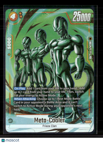 Dragon Ball Super Card Game Meta-Cooler Wish For Shenron Super Rare • FB07-093