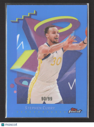 2025 Topps Finest Stephen Curry #290 Blue /99