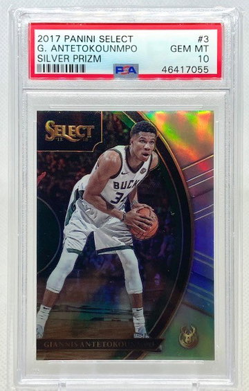 2017 Panini Select Giannis Antetokounmpo PSA 10