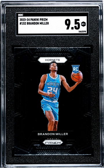 2023-24 Panini Prizm Brandon Miller #152 RC SGC 9.5