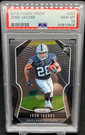 2019 Panini Prizm Josh Jacobs - PSA 10