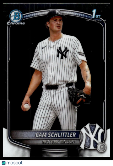 2025 Bowman Chrome Cam Schlittler #BCP-166 Bowman Chrome Prospects
