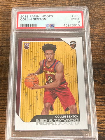 2018-19 Panini NBA Hoops Collin Sexton #280 PSA 9 MINT Rookie RC