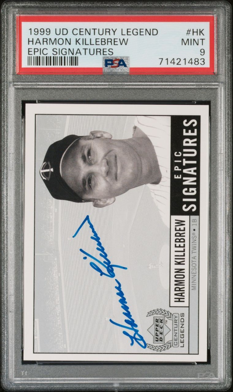 1999 Upper Deck Century Legends Epic Signatures Harmon Killebrew