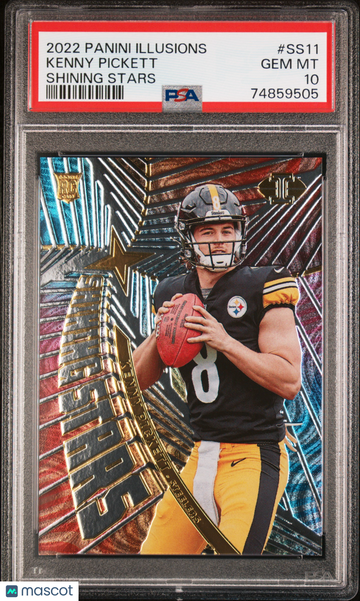 2022 Panini Illusions Shining Stars Kenny Pickett #SS11 Shining Stars PSA 10