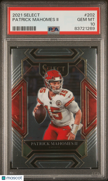 2021 Panini Select Patrick Mahomes II #202 PSA 10