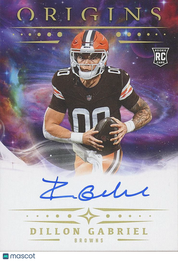 Dillon Gabriel 2025 Panini Origins Rookie Auto Panini Authentic Cleveland Browns