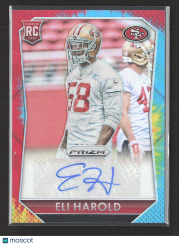 2015 Panini Prizm Football Eli Harold #RS-EH Tie-Dye /25 RC