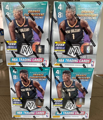 2019-20 Mosaic Blaster 4-Box Sealed Lot