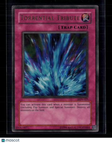 Yu-Gi-Oh! TCG 2003 Yu-Gi-Oh! Labyrinth of Nightmare Torrential Tribute Trap Card