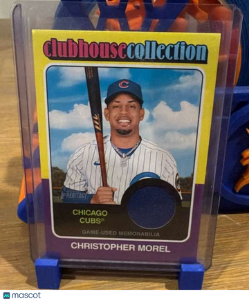 2024 Topps Heritage - Clubhouse Collection Relics Christopher Morel #CCR-CMO