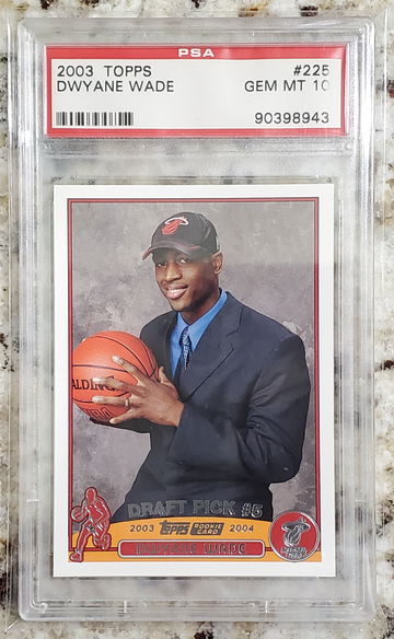 2003 Topps DWYANE WADE PSA 10
