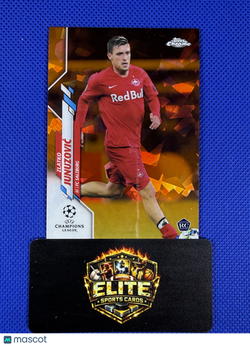 2018 Topps Chrome Zlatko Junuzović #22 Orange Sapphire /50 RC
