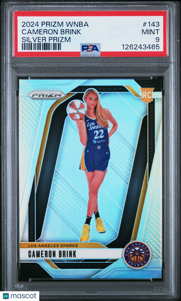 2024 Panini Prizm WNBA Cameron Brink #143 Silver PSA 9