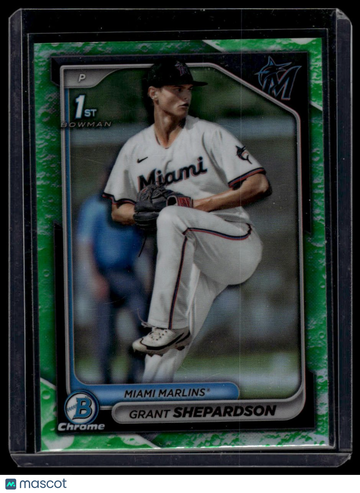 2024 Bowman Draft Grant Shepardson #BDC-130 Chrome Lunar Glow Refractor
