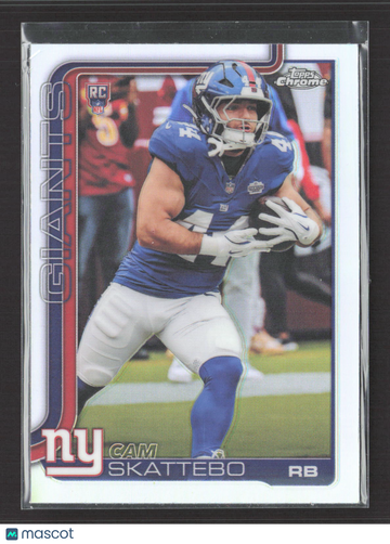 2025 Topps Chrome Cam Skattebo #331 Refractor RC