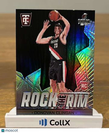 2024-25 Panini Totally Certified - Rock the Rim Donovan Clingan #11