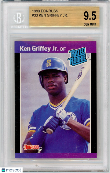 1989 Donruss Ken Griffey Jr. #33 BGS 9.5