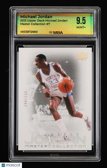 2012 Upper Deck Michael Jordan Master Collection Michael Jordan #7 MBA 9.5