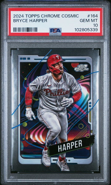 2024 Topps Chrome Cosmic Bryce Harper #164 PSA 10