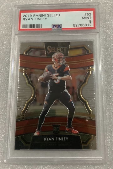 2019 Select Ryan Finley Concourse Rookie Psa 9 Bengals 