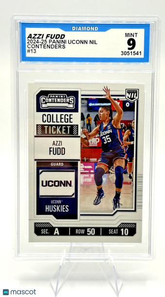 2024-25 Panini University of Connecticut Azzi Fudd #29 [Base] Rookie Base Set 9 Panini Authentic