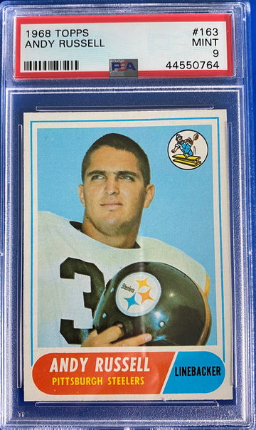 1968 Topps #163 Andy Russell PSA 9 RC 