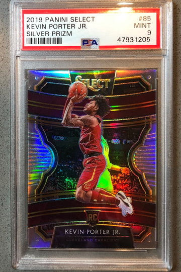 2019-20 Panini Select Kevin Porter JR. Silver Prizm PSA 9