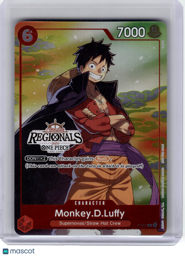 Offline Regionals Monkey.D.Luffy Foil Promo #P-001