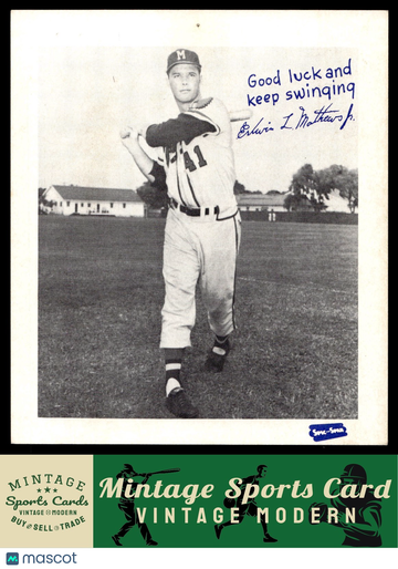 1957 Spic and Span 4x5 Milwaukee Braves Edwin L. Mathews