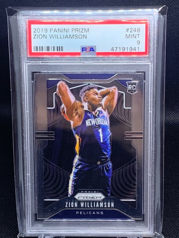 Zion Williamson 2019 Panini Prizm Rc PSA