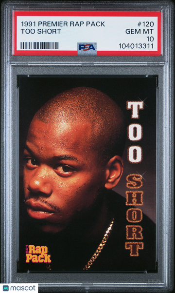 1991 Premier Rap Pack Too Short #120 PSA 10