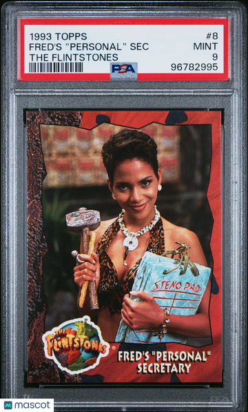 1993 Topps The Flinstones Halle Berry ROOKIE #8 PSA 9