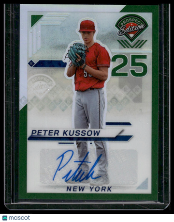 2025 Panini Prizm Prospect Edition Peter Kussow #127 Green