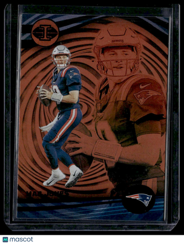 2023 Panini Illusions Mac Jones #75 Orange Trophy Collection