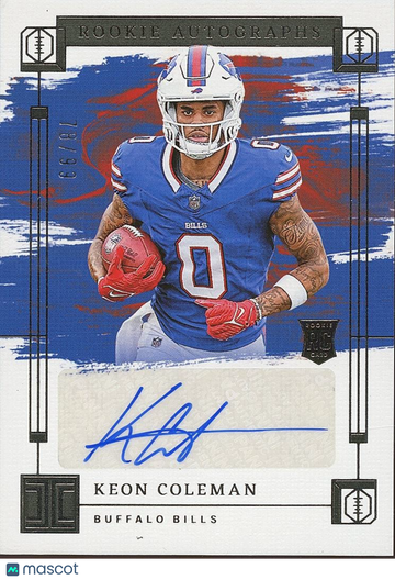 2024 Keon Coleman Rookie Panini Authentic
