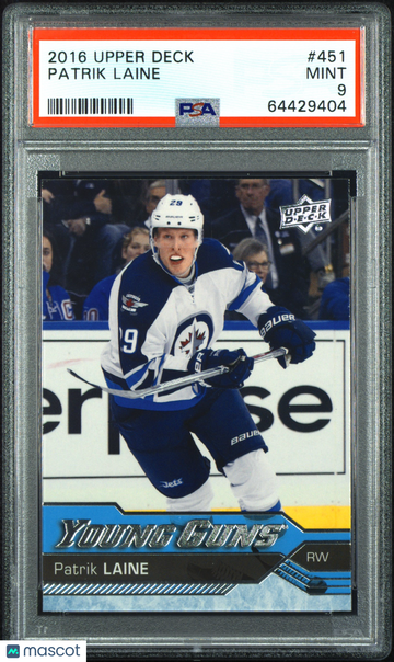 2016-17 Upper Deck Patrik Laine #451 PSA 9