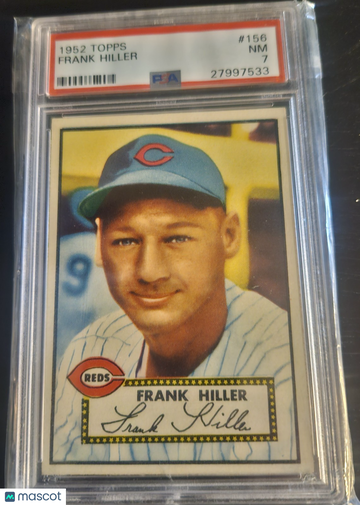1952 Topps Frank Hiller #156 [Base] PSA 7