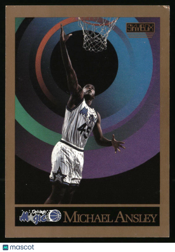 1990-91 SkyBox Michael Ansley #200 Orlando Magic