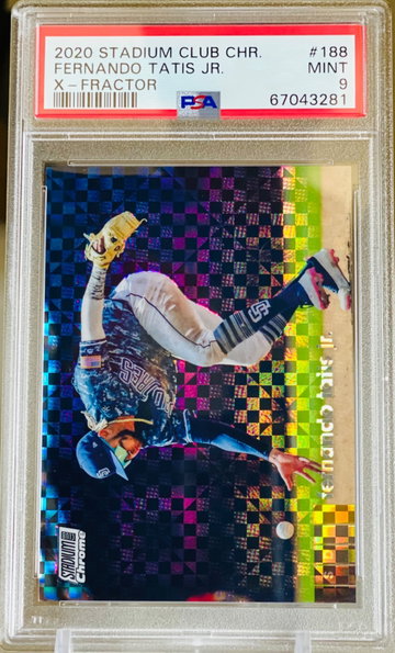 2020 Stadium Club XFractor Fernando Tatis Jr Chrome Refractor
