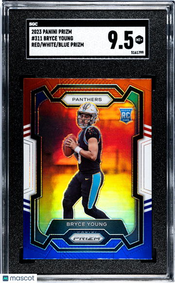 2023 Panini Prizm Bryce Young #311 Red White Blue SGC 9.5