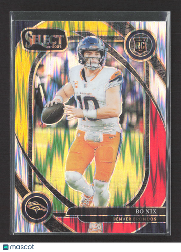 2025 Panini Select Prizm Bo Nix #221 RC