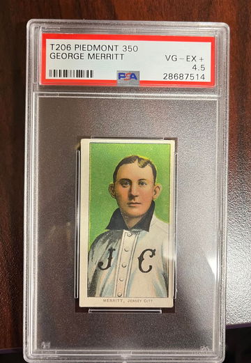 T206 George Merritt Piedmont 350 PSA 4.5