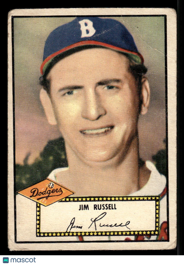 1952 Topps Jim Russell #51
