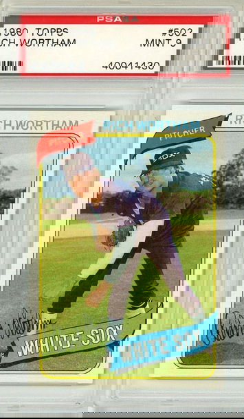 1980 Topps Rich Wortham #502 PSA 9 P1305