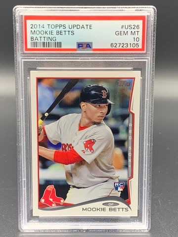 2014 Topps Update #US26 Mookie Betts PSA 10 Rookie